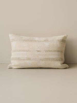 Hikaru – Sable decorative cushion in 60 × 40 cm, photographed on a white background